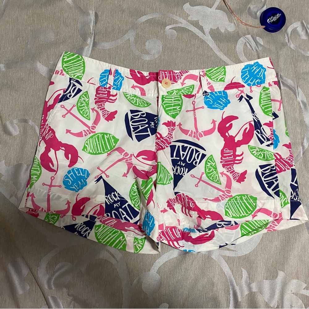 Lilly Pulitzer Rock My Boat Shorts size 8